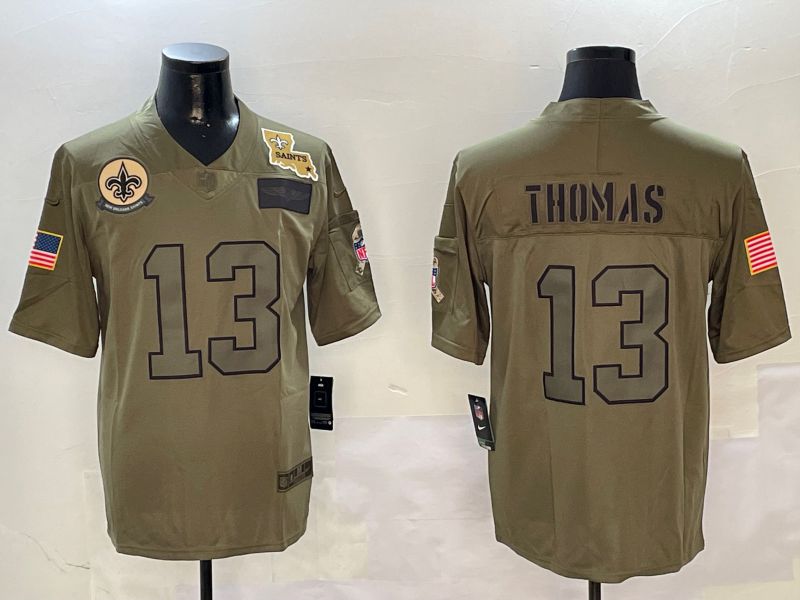 Men New Orleans Saints #13 Thomas Green 2024 Nike Limited NFL Jersey style 01082